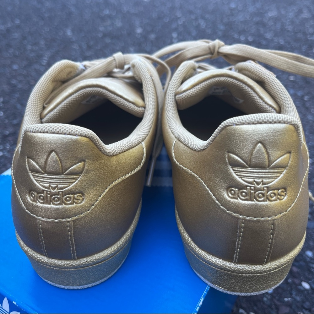 Adidas Metallic Gold Sneakers - Picture 5 of 8